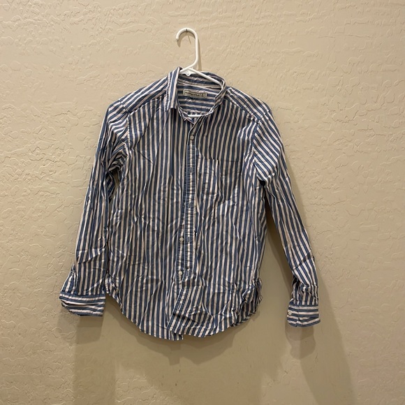 Abercrombie & Fitch Striped Long Sleeve Button Down - Picture 3 of 4